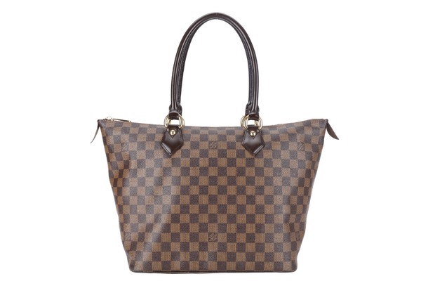 LOUIS VUITTON DAMIER EBENE SALEYA GM NO DUST COVER