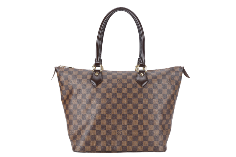 LOUIS VUITTON DAMIER EBENE SALEYA GM NO DUST COVER