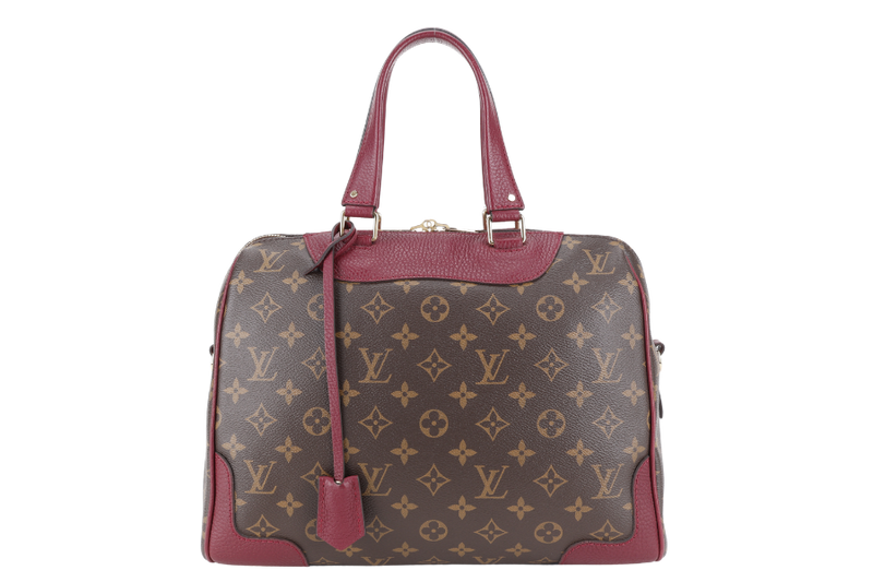 LOUIS VUITTON RETIRO NM AURORE MONOGRAM CANVAS GOLD HARDWARE WITH STRAPS, LOCK&KEYS AND DUST COVER
