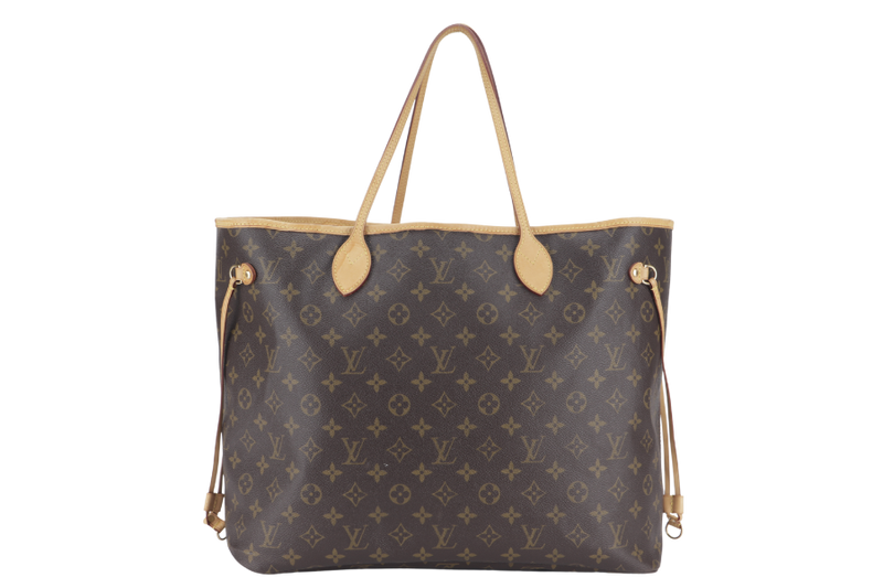 LOUIS VUITTON NEVERFULL GM (M40157) MONOGRAM CANVAS GOLD HARDWARE WITH DUST COVER