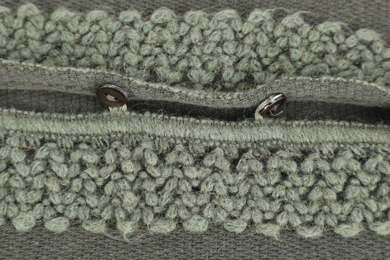 MOSCHINO JEANS GREEN CARDIGAN