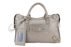 BALENCIAGA CLASSIC CITY KHAKI COLOR GOLD HARDWARE WITH DUST COVER