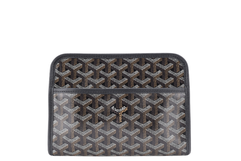 GOYARD JOUVENCE PM TOILETRY BAG BLACK COLOR WITH DUST COVER