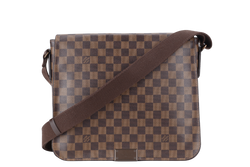 LOUIS VUITTON DISTRICT DAMIER EBENE SLING BAG WITH DUST COVER