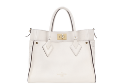 LOUIS VUITTON M20600 ON MY SIDE BEIGE CALF LEATHER GOLD HARDWARE WITH DUST COVER AND STRAPS