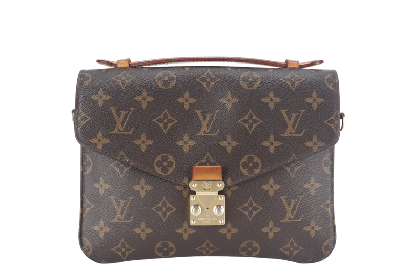 LOUIS VUITTON POCHETTE MÉTIS 24 (M44875) BROWN MONOGRAM CANVAS GOLD HARDWARE PL3106 NO DUST COVER