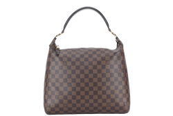 LOUIS VUITTON PORTOBELLO PM (N41184) DAMIER EBENE CANVAS HOBO BAG GOLD HARDWARE NO DUST COVER