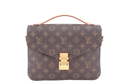 LOUIS VUITTON M44875 POCHETTE METIS MONOGRAM CANVAS GOLD HARDWARE WITH DUST COVER AND STRAPS