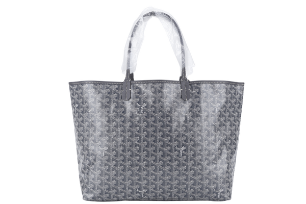 GOYARD SAINT LOUIS PM BAG GREY COLOR WITH DUST COVER