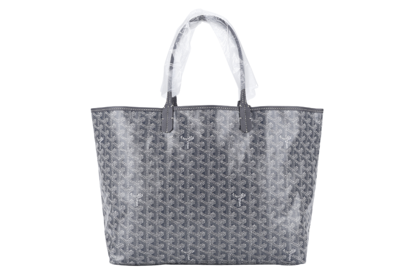 GOYARD SAINT LOUIS PM BAG GREY COLOR WITH DUST COVER