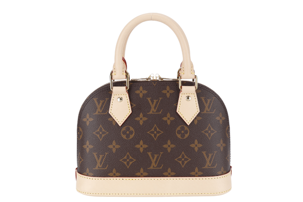 LOUIS VUITTON M46990 MONOGRAM ALMA BB WITH DUST COVER AND BOX