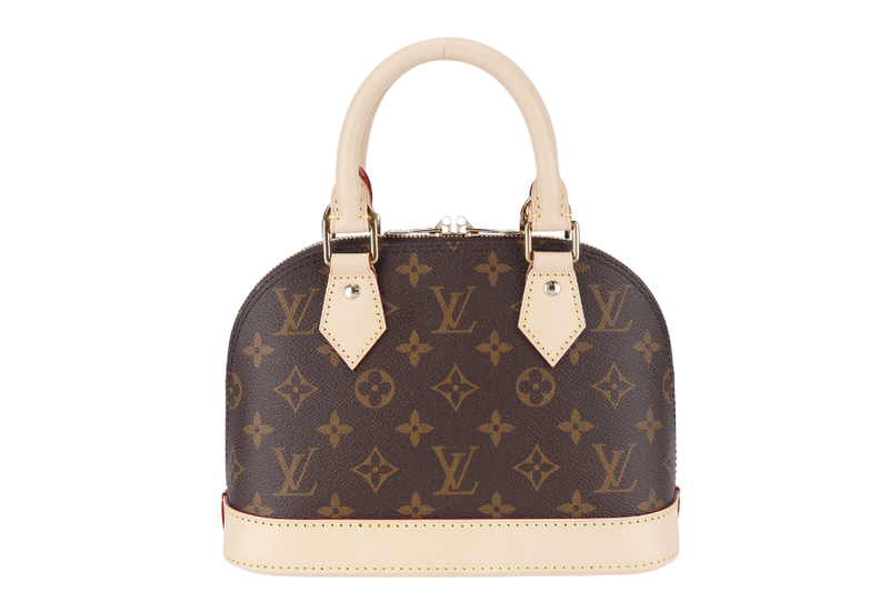 LOUIS VUITTON M46990 MONOGRAM ALMA BB WITH DUST COVER AND BOX