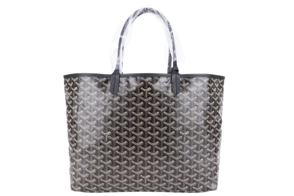 GOYARD SAINT LOUIS PM BAG BLACK COLOR WITH DUST COVER