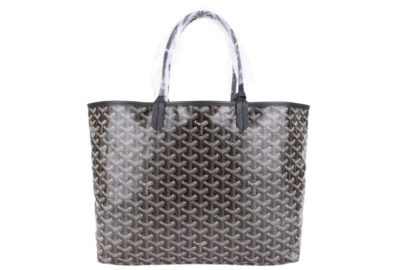 GOYARD SAINT LOUIS PM BAG BLACK COLOR WITH DUST COVER