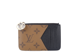 LOUIS VUITTON M81912 ROMY CARD HOLDER MONOGRAM REVERSE WITH DUST COVER AND BOX