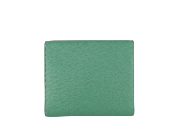 HERMES CLIC 16 VERT VERTIGO EPSOM LEATHER STAMP D (YEAR 2019) GOLD HARDWARE WITH DUST COVER AND BOX