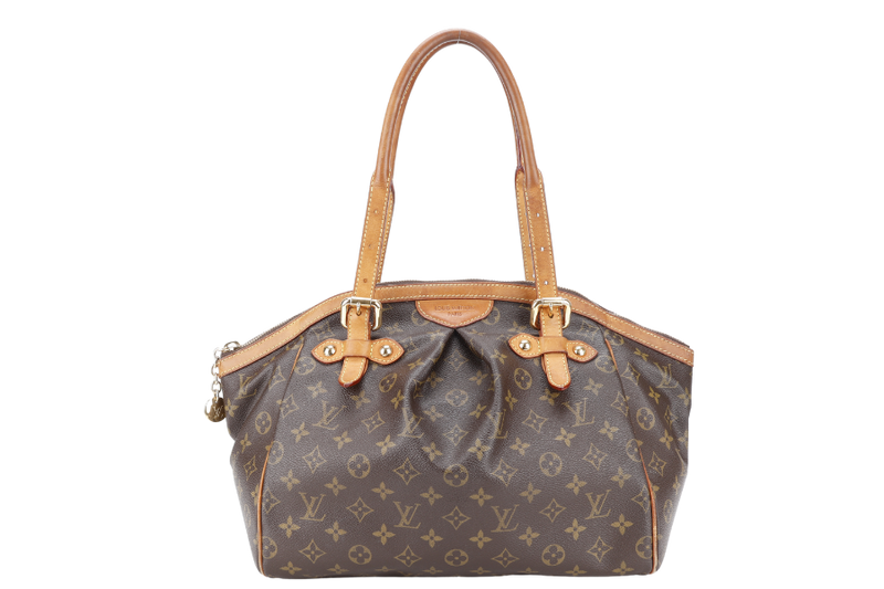 LOUIS VUITTON M40144 TIVOLI GM MONOGRAM COATED CANVAS GOLD HARDWARE NO DUST COVER
