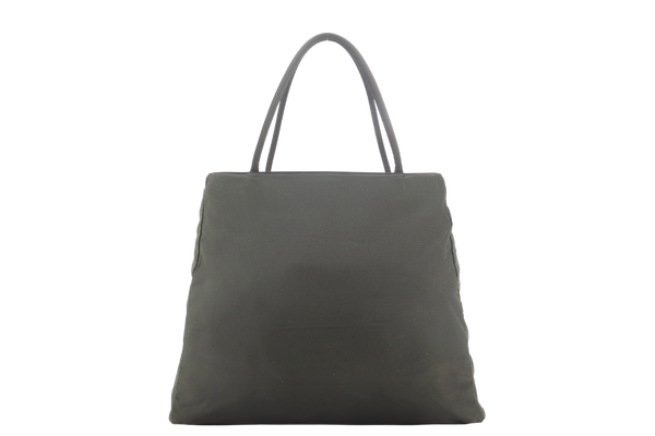 PRADA B3864 TESSUTO CITY NYLON GREEN TOTE BAG WITH CARD NO DUST COVER