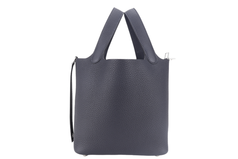 HERMES PICOTIN 18 CABAN CLEMENCE LEATHER STAMP K (YEAR 2025) WITH SILVER HARDWARE WITH LOCK&KEYS, DUST COVER AND BOX