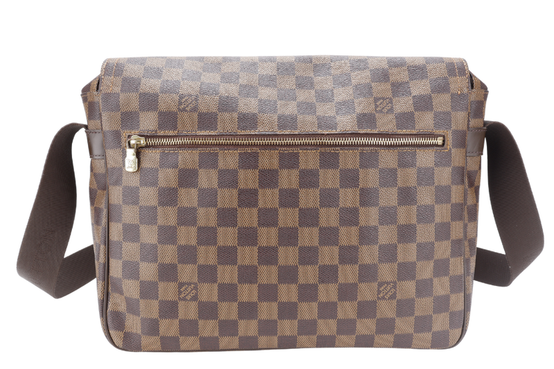 LOUIS VUITTON N51125 MELVILLE MESSENGER BAG DAMIER EBENE CANVAS GOLD HARDWARE NO DUST COVER