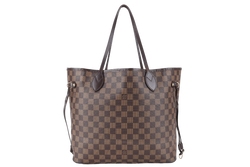 LOUIS VUITTON NEVERFULL MM (N40600) DAMIER EBENE CANVAS GOLD HARDWARE NO DUST COVER