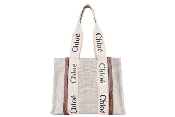 CHLOE WOODY TOTE MEDIUM WITH DUST COVER