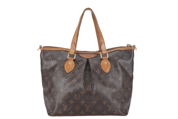 LOUIS VUITTON PALERMO PM (M40145) MONOGRAM COATED CANVAS WITH DUST COVER