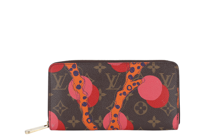 LOUIS VUITTON M60927 MONOGRAM CANVAS RAMAGES ZIPPY WALLET WITH DUST COVER AND B0X