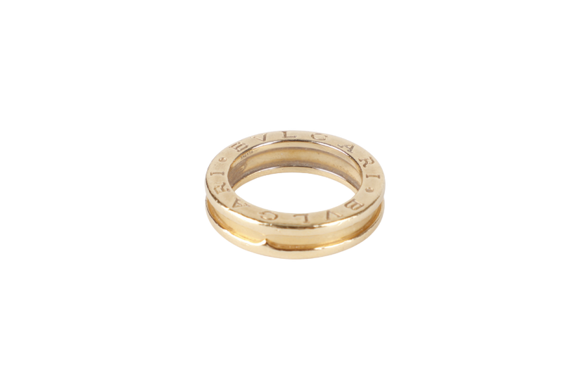BVLGARI B ZERO1 2337 RING AU750YG SIZE 48 KEY WITH BOX