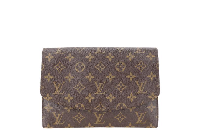 LOUIS VUITTON LAVA 23 POCHETTE MONOGRAM CANVAS GOLD HARDWARE NO DUST COVER