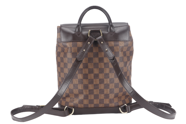 LOUIS VUITTON SOHO BACKPACK (N51132) DAMIER EBENE CANVAS GOLD HARDWARE NO DUST COVER