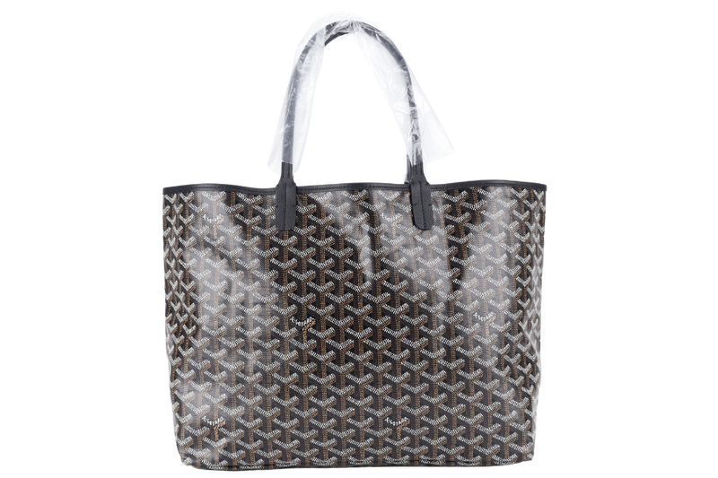 GOYARD SAINT LOUIS PM BAG BLACK COLOR WITH DUST COVER