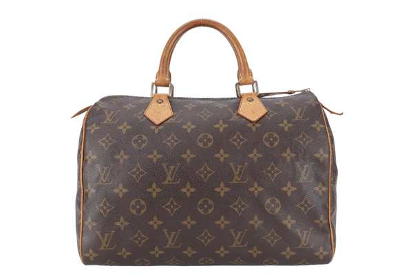 LOUIS VUITTON M41526 SPEEDY 30 MONOGRAM CANVAS GOLD HARDWARE NO DUST COVER