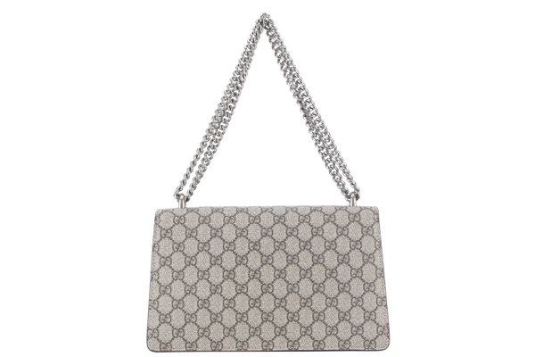 GUCCI DIONYSUS SHOULDER BAG MEDIUM CANVAS SILVER HARDWARE NO DUST COVER