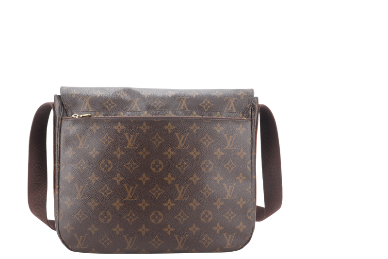 LOUIS VUITTON MM NOBOURG SHOULDER BAG MONOGRAM CANVAS WITH GOLD HARDWARE NO DUST COVER