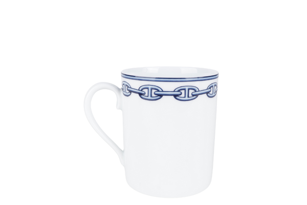 HERMES CHAINE D'ANCRE PORCELAIN MUG WITH BOX