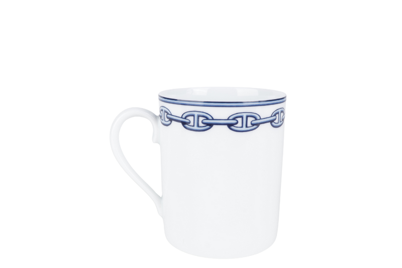 HERMES CHAINE D'ANCRE PORCELAIN MUG WITH BOX