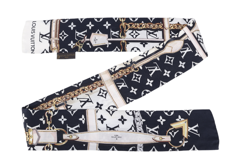 LOUIS VUITTON MONOGRAM CONFIDENTIAL BANDEAU (M78656) BLACK COLOR NO BOX