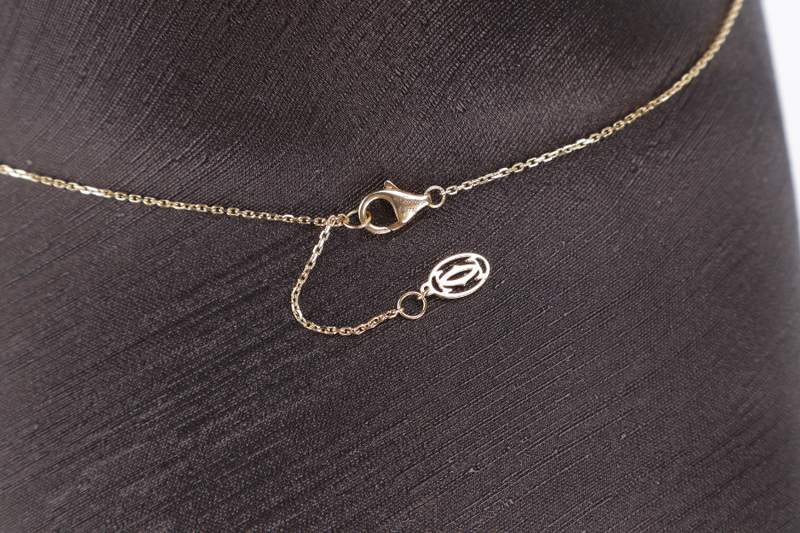 CARTIER D'AMOUR PENDANT 18K YG 2.4g WITH CERT AND BOX