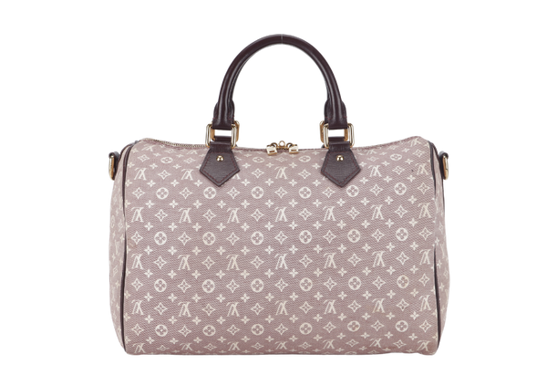 LOUIS VUITTON SPEEDY BANDOULIERE 30 (MB3173) MINI LIN MONOGRAM CANVAS GOLD HARDWARE WITH SLING