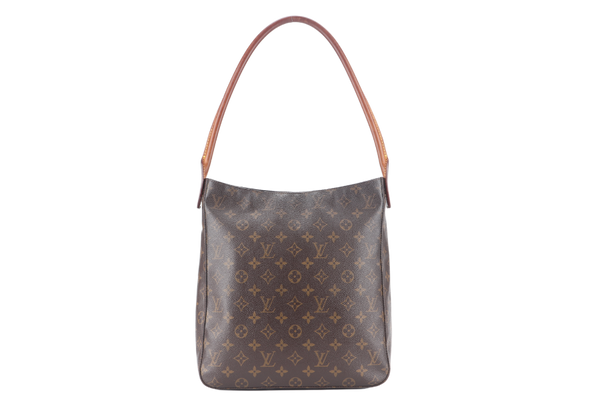 LOUIS VUITTON LOOPING TOTE BAG GM MONOGRAM CANVAS GOLD HARDWARE NO DUST COVER