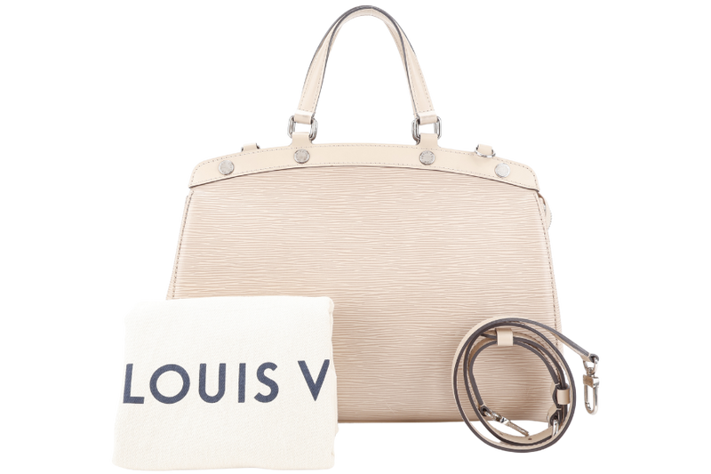 LOUIS VUITTON BREA MM DUNE EPI LEATHER SILVER HARDWARE WITH STRAPS AND DUST COVER