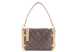LOUIS VUITTON M46358 SOFT TRUNK MM MONOGRAM CANVAS GOLD HARDWARE WITH STRAPS