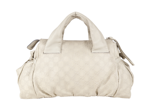 GUCCI GG GUCCISIMA SHOULDER BAG BEIGE LEATHER GOLD HARDWARE NO DUST COVER