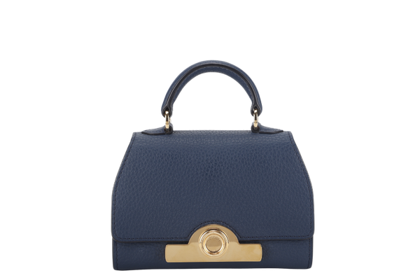 MOYNAT REJANE MICRO CALFSKIN BLUE LGHW NO DUST COVER