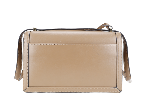 LOEWE BARCELONA MEDIUM BROWN LEATHER CALF LEATHER GOLD HARDWARE NO DUST COVER