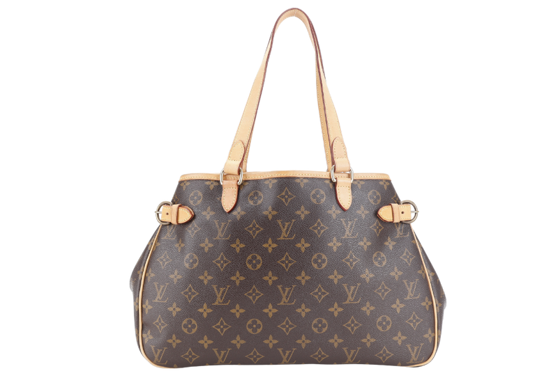 LOUIS VUITTON M51154 BATIGNOLLES TOTE BAG MONOGRAM CANVAS GOLD HARDWARE WITH DUST COVER