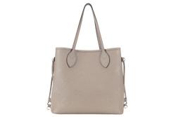 LOUIS VUITTON M45686 NEVERFULL MM GREY EMPREINTE LEATHER GOLD HARDWARE WITH DUST COVER AND BOX