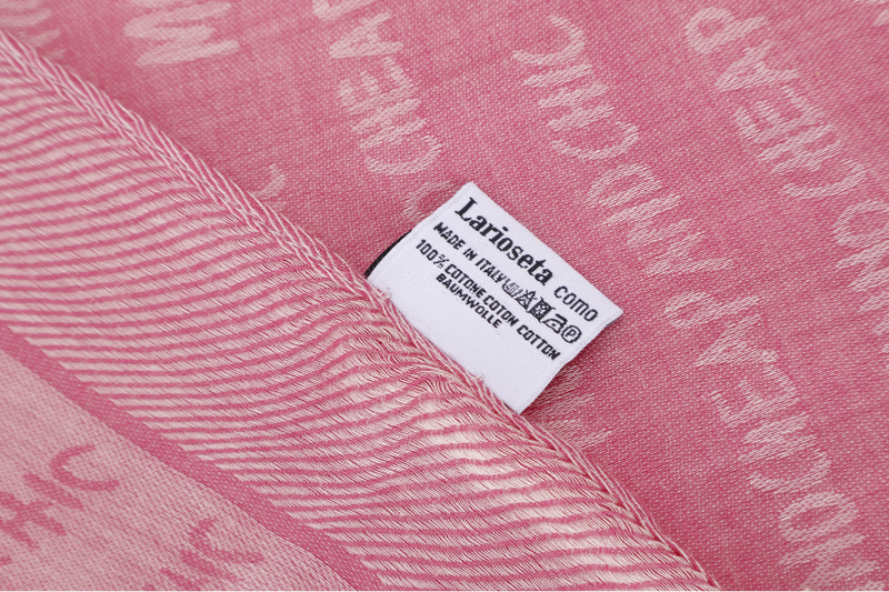 MOSCHINO CHEAP AND CHIC PINK SCARF