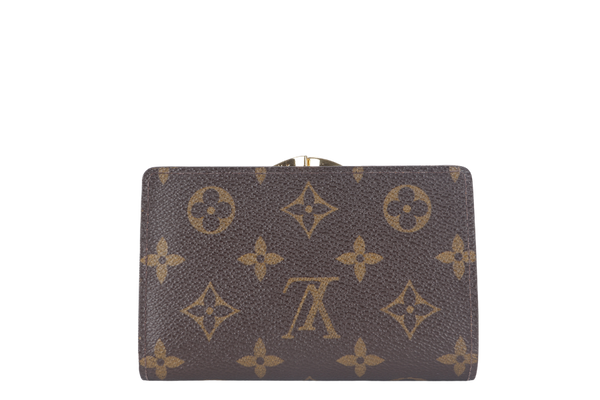 LOUIS VUITTON FRENCH WALLET (MI4007) MONOGRAM CANVAS GOLD HARDWARE